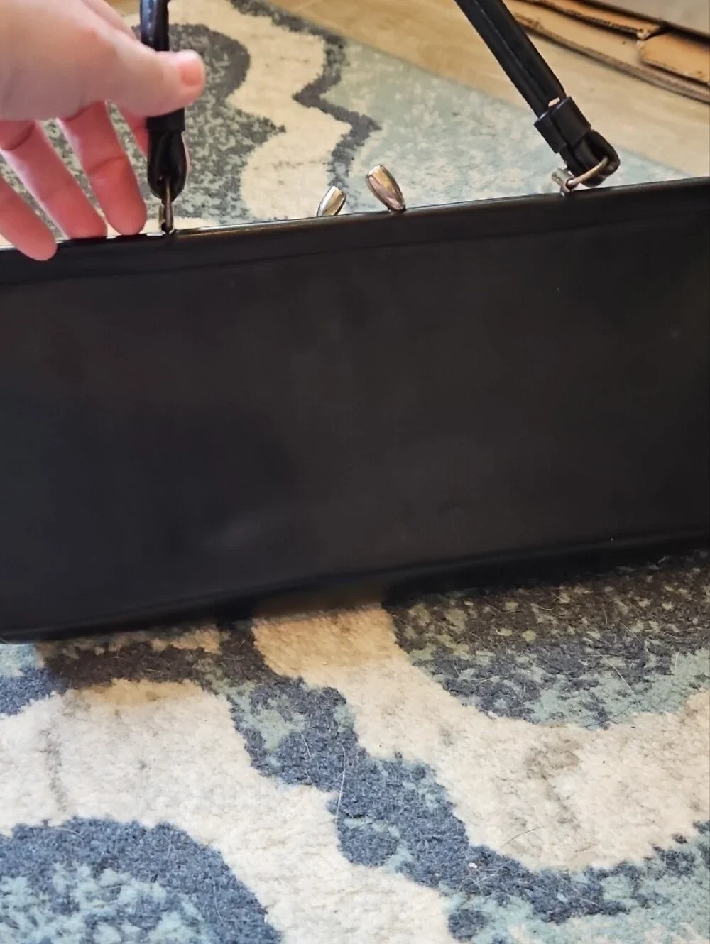 Vintage Black Women's Top-Handle Bag